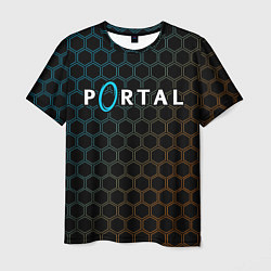Футболка мужская PORTAL ПОРТАЛ, цвет: 3D-принт