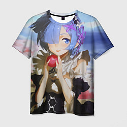 Футболка мужская Re:Zero - Rem, цвет: 3D-принт