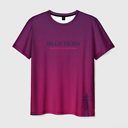 Футболка мужская Billie Eilish, цвет: 3D-принт