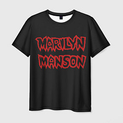 Футболка мужская Marilyn Manson, цвет: 3D-принт