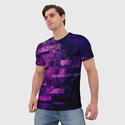 Футболка мужская Purple-Wall, цвет: 3D-принт — фото 2