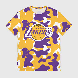 Футболка мужская LA LAKERS ЛЕЙКЕРС, цвет: 3D-принт
