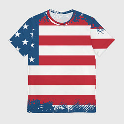 Футболка мужская Америка, цвет: 3D-принт