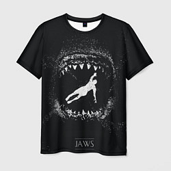 Футболка мужская Челюсти JAWS, цвет: 3D-принт