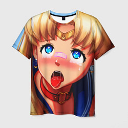 Футболка мужская SAILOR MOON AHEGAO, цвет: 3D-принт