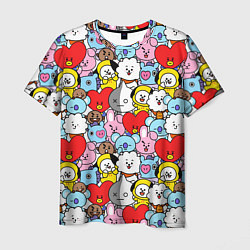 Футболка мужская BT21 BTS, цвет: 3D-принт