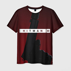 Футболка мужская Hitman III, цвет: 3D-принт