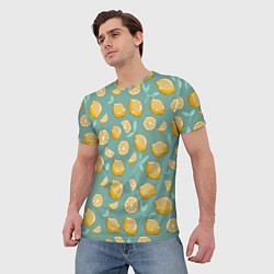 Футболка мужская Lemon, цвет: 3D-принт — фото 2
