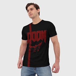 Футболка мужская Doom, цвет: 3D-принт — фото 2