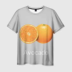 Футболка мужская Orange avocado, цвет: 3D-принт