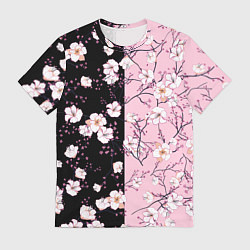 Футболка мужская САКУРА SAKURA ВИШНЯ, цвет: 3D-принт