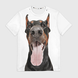 Футболка мужская Доберман Doberman, цвет: 3D-принт