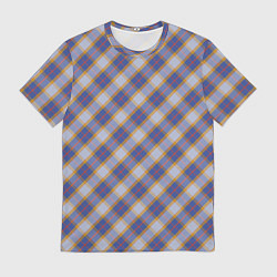 Футболка мужская Клеточный узор, цвет: 3D-принт