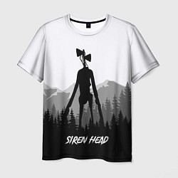 Футболка мужская SIREN HEAD DARK FOREST, цвет: 3D-принт