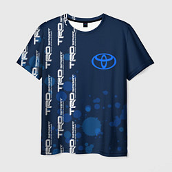 Футболка мужская Toyota - Paint Pattern on left, цвет: 3D-принт
