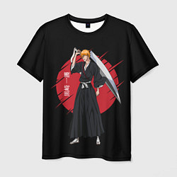 Футболка мужская BLEACH - Ichigo Kurosaki, цвет: 3D-принт