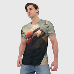 Футболка мужская Hug Jujutsu kai, цвет: 3D-принт — фото 2