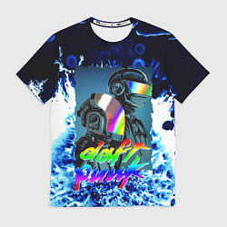 Футболка мужская DAFT PUNK : MUSIC ALIVE, цвет: 3D-принт