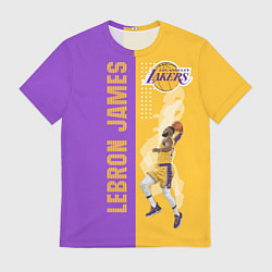 Футболка мужская Леброн NBA, цвет: 3D-принт