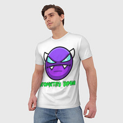 Футболка мужская Geometry Dash, цвет: 3D-принт — фото 2