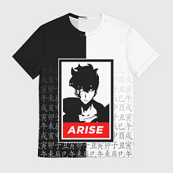 Футболка мужская СОН ДЖИН ВУ SOLO LEVELING, цвет: 3D-принт