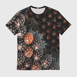 Футболка мужская Спелые ананасы, цвет: 3D-принт