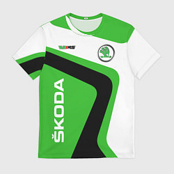 Футболка мужская Skoda, цвет: 3D-принт