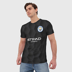 Футболка мужская Manchester City Home Goalkeeper 202122, цвет: 3D-принт — фото 2