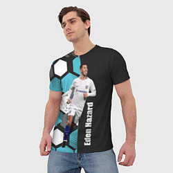 Футболка мужская Эден Азар, цвет: 3D-принт — фото 2