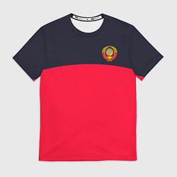 Футболка мужская СТИЛЬ СССР ДИЗАЙН СПИНЫ, цвет: 3D-принт