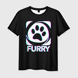 Футболка мужская Furry, цвет: 3D-принт