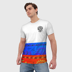 Футболка мужская Russia 3, цвет: 3D-принт — фото 2