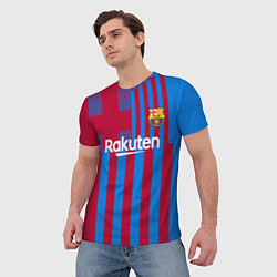 Футболка мужская Месси Барселона 20212022, цвет: 3D-принт — фото 2