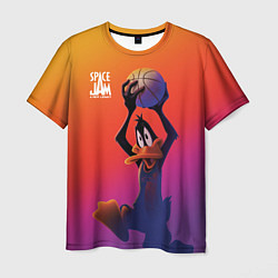 Футболка мужская Space Jam 2 Даффи Дак, цвет: 3D-принт