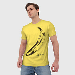 Футболка мужская Энди Уорхол - Банан, цвет: 3D-принт — фото 2