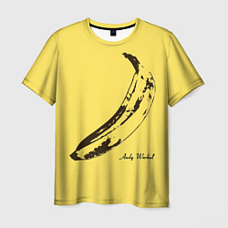 Футболка мужская Энди Уорхол - Банан, цвет: 3D-принт