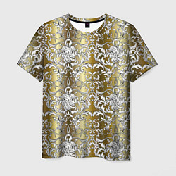 Футболка мужская Versace gold & white, цвет: 3D-принт