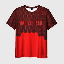 Футболка мужская Battlefield 2042 - Hexagon, цвет: 3D-принт