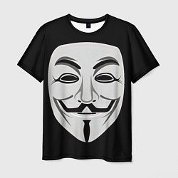 Футболка мужская Guy Fawkes, цвет: 3D-принт