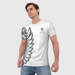 Футболка мужская Russia MSKSide 3D Logo New 202223, цвет: 3D-принт — фото 2