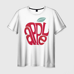 Футболка мужская Красное яблочко, цвет: 3D-принт