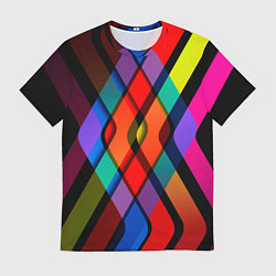 Футболка мужская Симметрия красок, цвет: 3D-принт