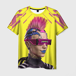 Футболка мужская CYBERPUNK 2077 КИБЕРПАНК Z, цвет: 3D-принт