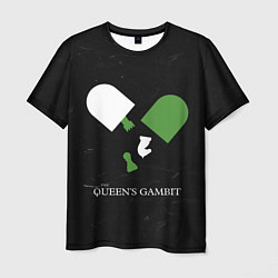 Футболка мужская Qweens gambit, цвет: 3D-принт