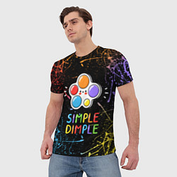 Футболка мужская SIMPLE DIMPLE ИГРУШКА, цвет: 3D-принт — фото 2