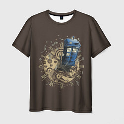 Футболка мужская Tie to Tardis, цвет: 3D-принт