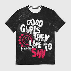 Футболка мужская Blink 182, Good Girl, цвет: 3D-принт