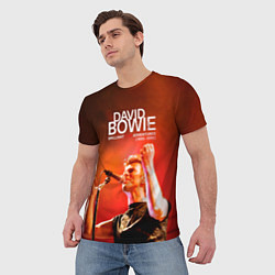 Футболка мужская Brilliant Live Adventures - David Bowie, цвет: 3D-принт — фото 2