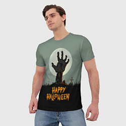 Футболка мужская Happy Halloween, цвет: 3D-принт — фото 2