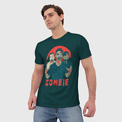 Футболка мужская Zombie, цвет: 3D-принт — фото 2